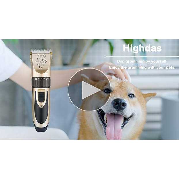 Dog Grooming Clippers Low Noise Rechargeable Cordless V900