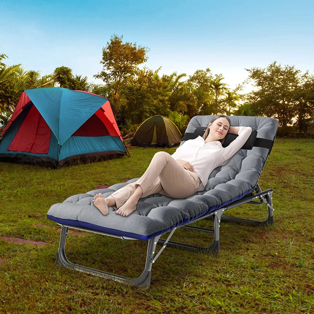 Folding Chaise Lounge Chair 5-Position Heavy Duty U9436