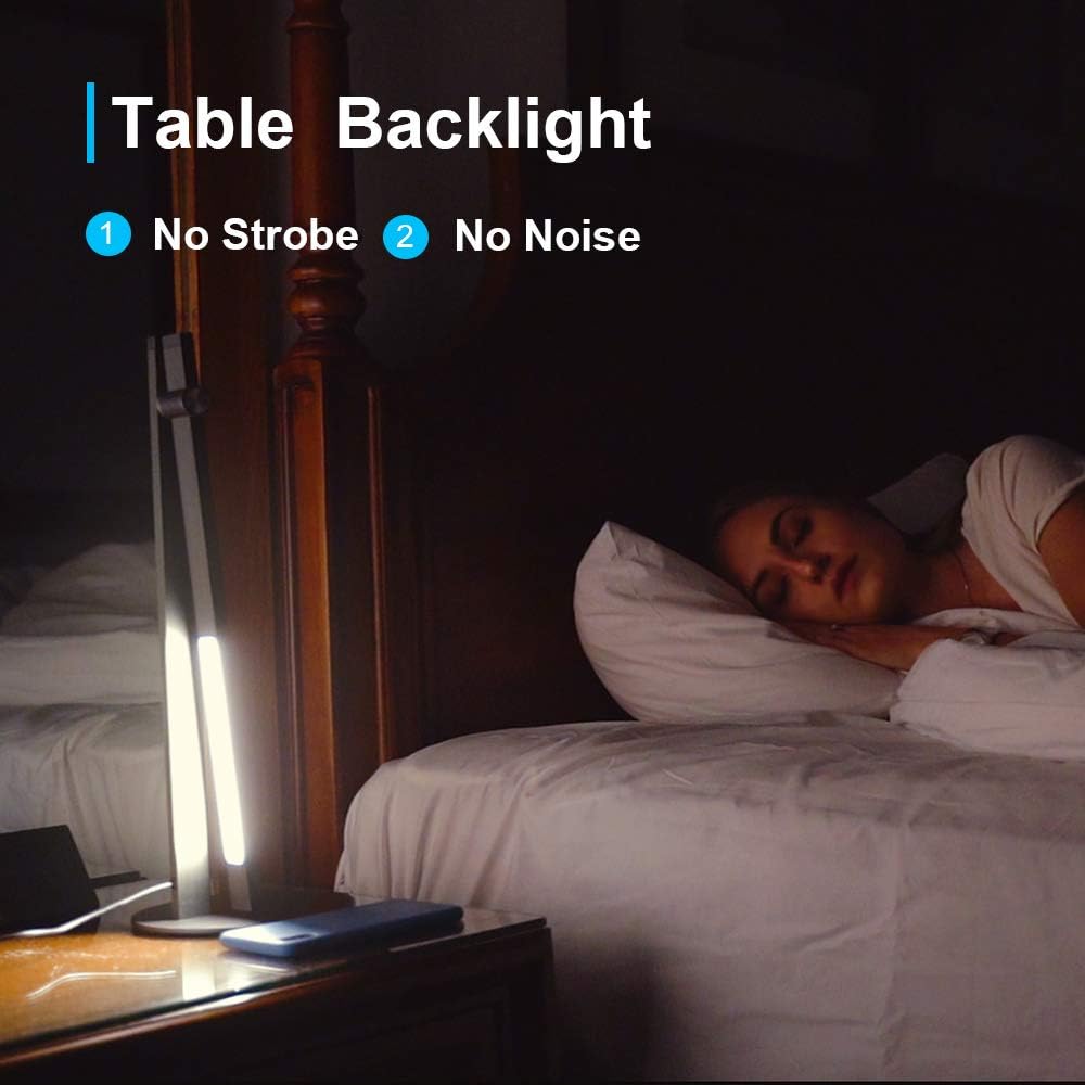 LED Desk Lamp, Full Metal, 180° Folding, 3000K, Dimming Touch Control L504