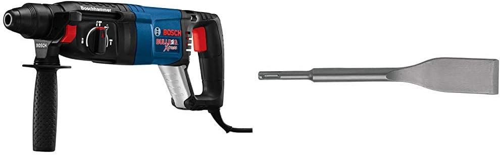8 Amp 1 Inch Corded Variable Speed SDS-Plus Rotary Hammer Power Drill with Carrying Case E58818
