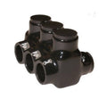 Black Insulated Multi-Cable Connector 3 Ports Z524