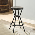 Black Industrial Vintage Bar Stool A8264