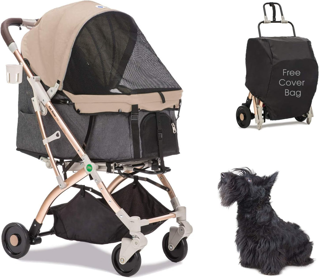 Light-Weight Pet Stroller with Convertible Compartment K1229