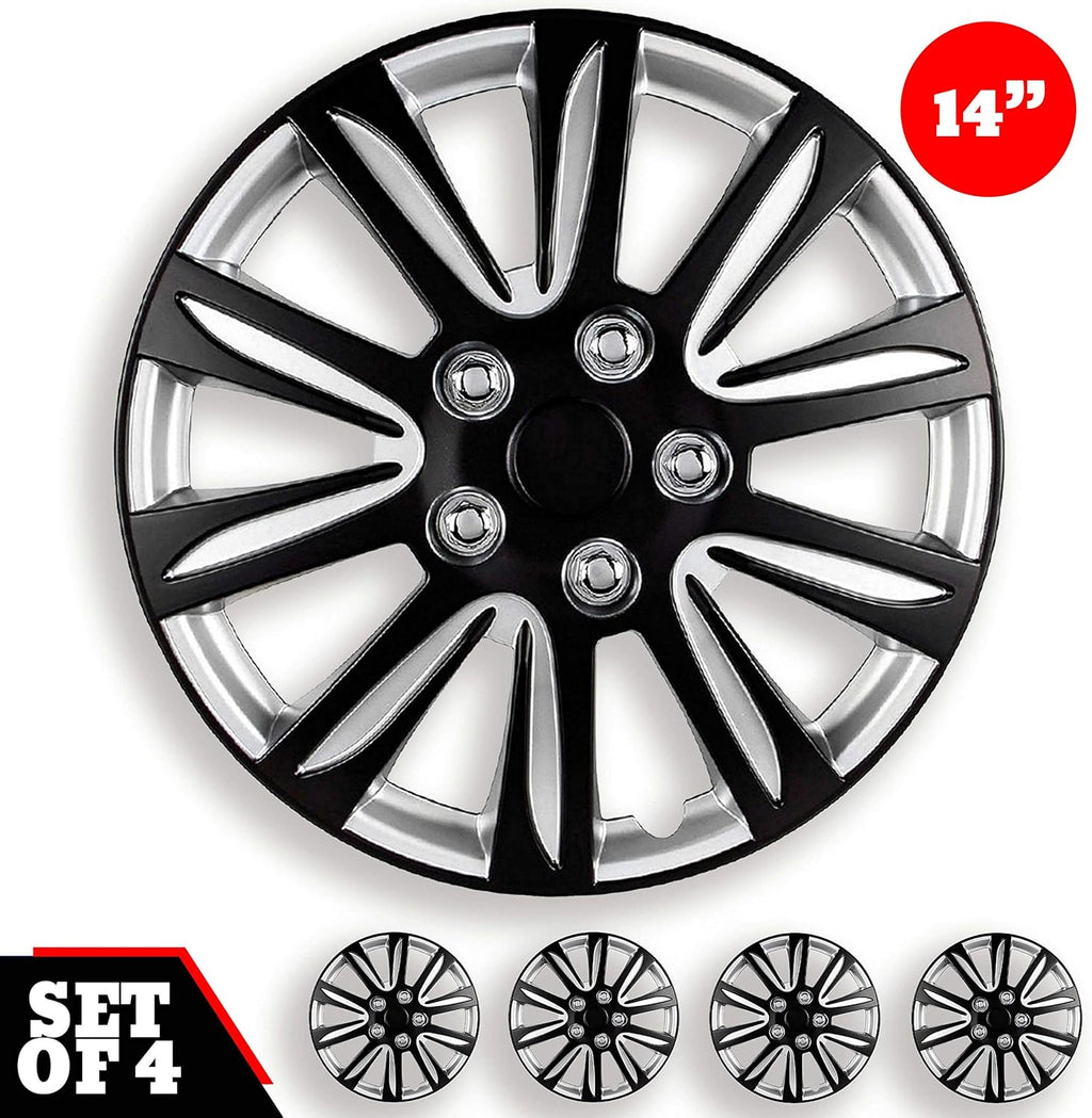 16-Inch Set of 4 Silver Car Wheel Hub Caps M56505