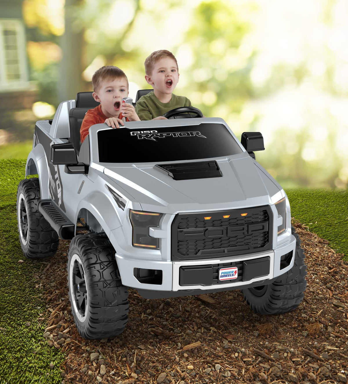 12V Battery-Powered Ride-On Vehicle with Music Sounds & Microphone O5811