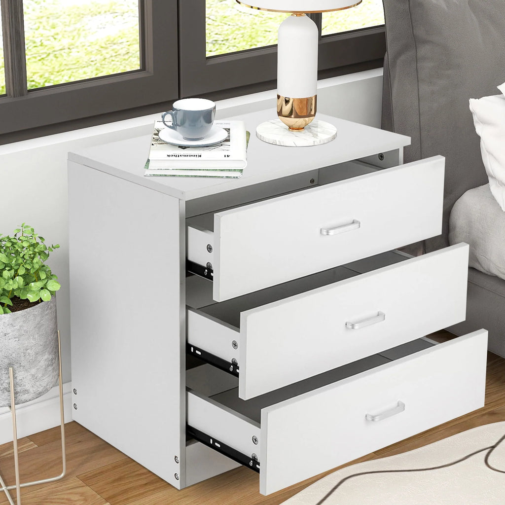 Black 4 Drawer Wood Dresser S626
