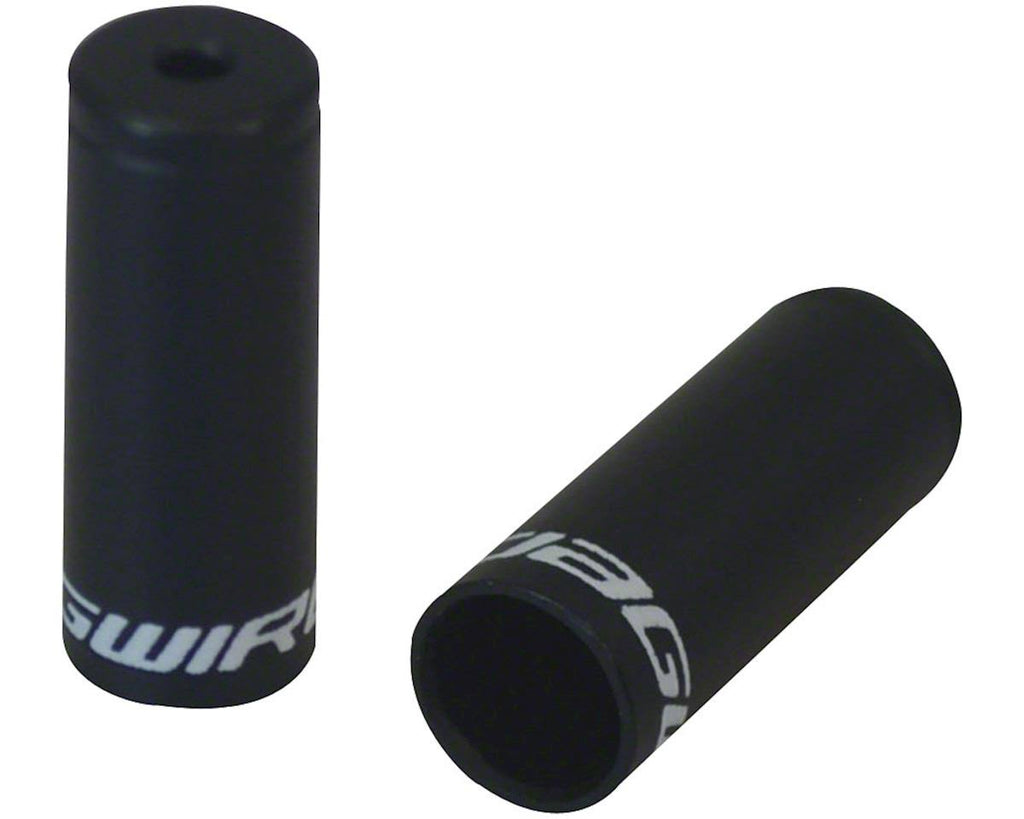 4mm Sealed Alloy End Caps Bottle of 50 Black J36908