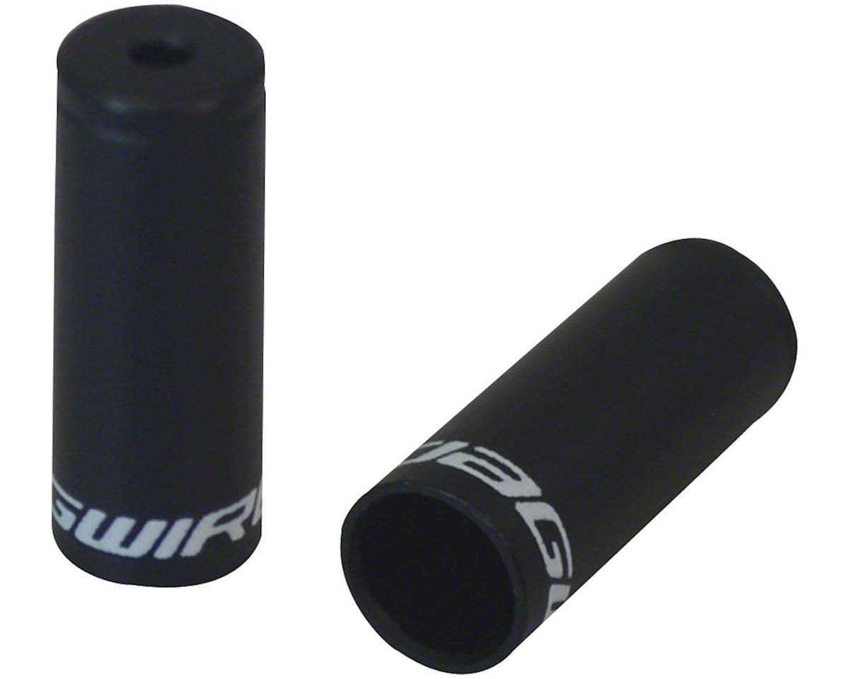 4mm Sealed Alloy End Caps Bottle of 50 Black J36908