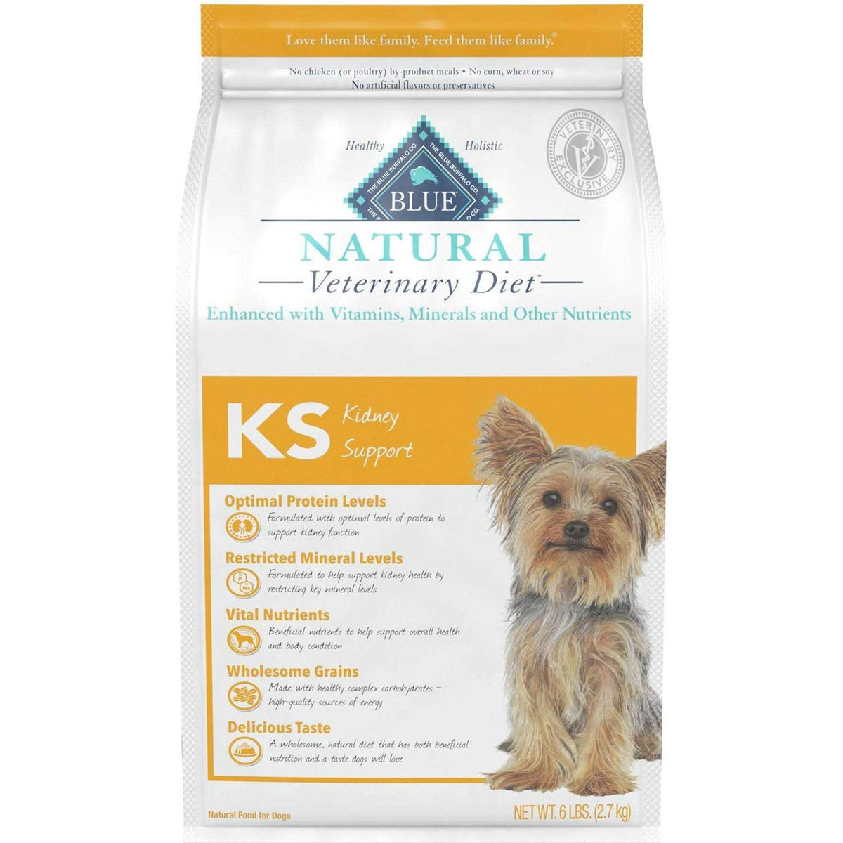 Natural Veterinary Diet Kidney Support Dry Dog Food Y35513