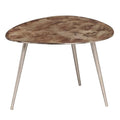 Industrial Modern Aluminum End Table V205616
