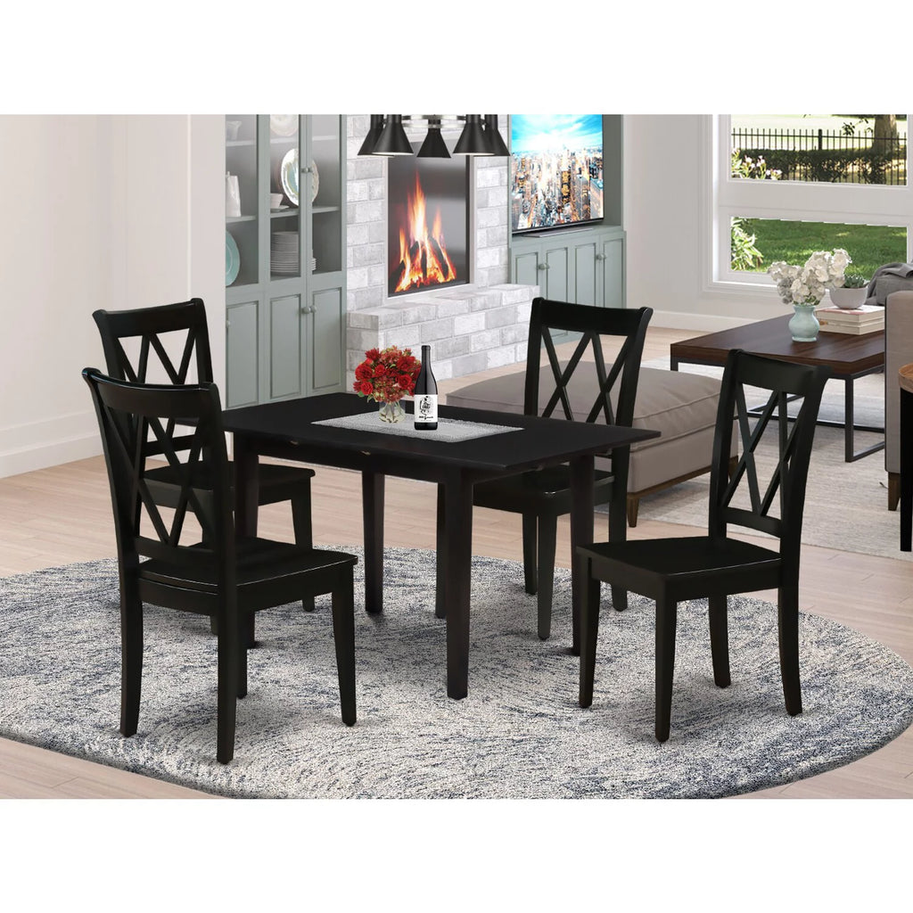 Black Dining Table and Chairs A288