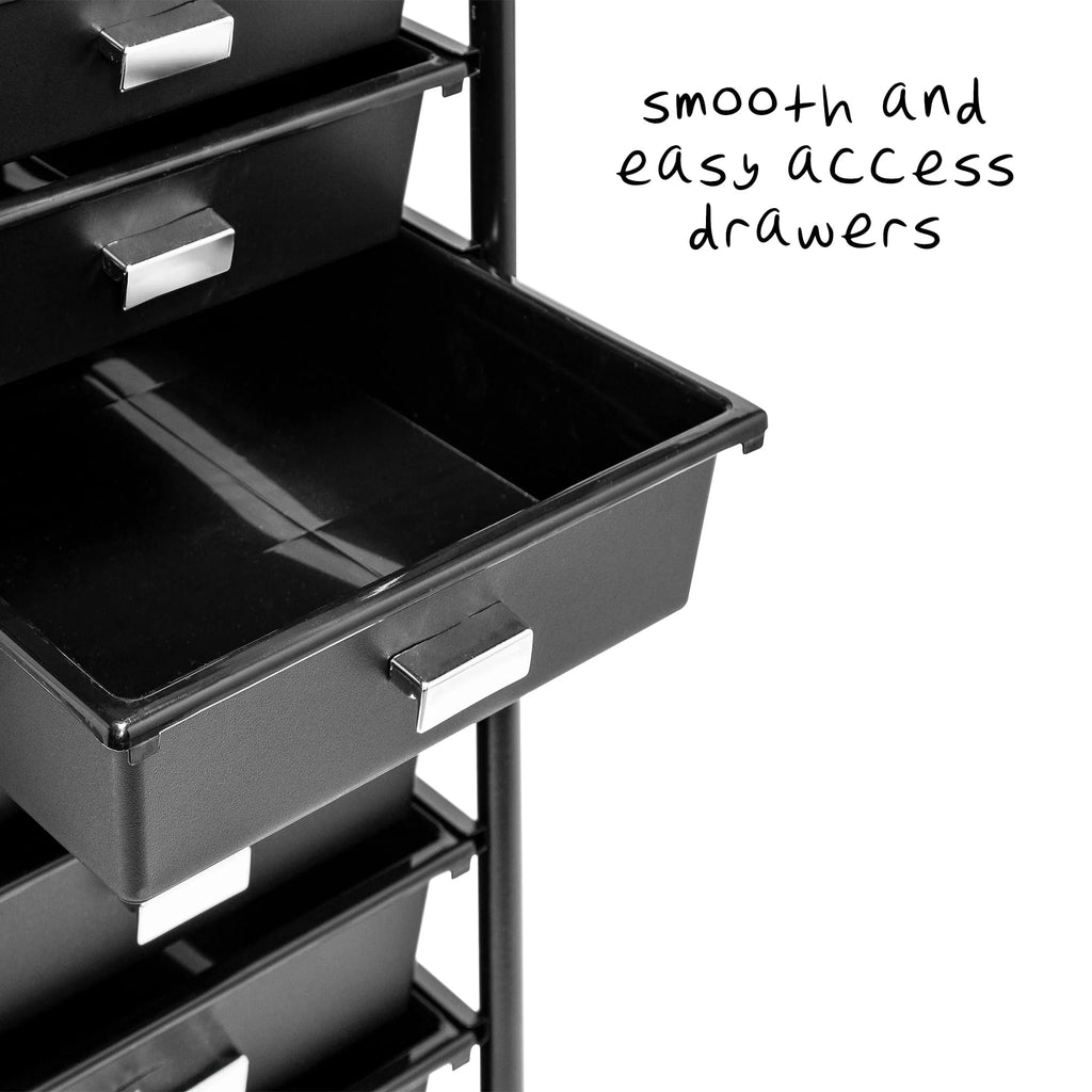 10 Drawer Rolling Cart T167