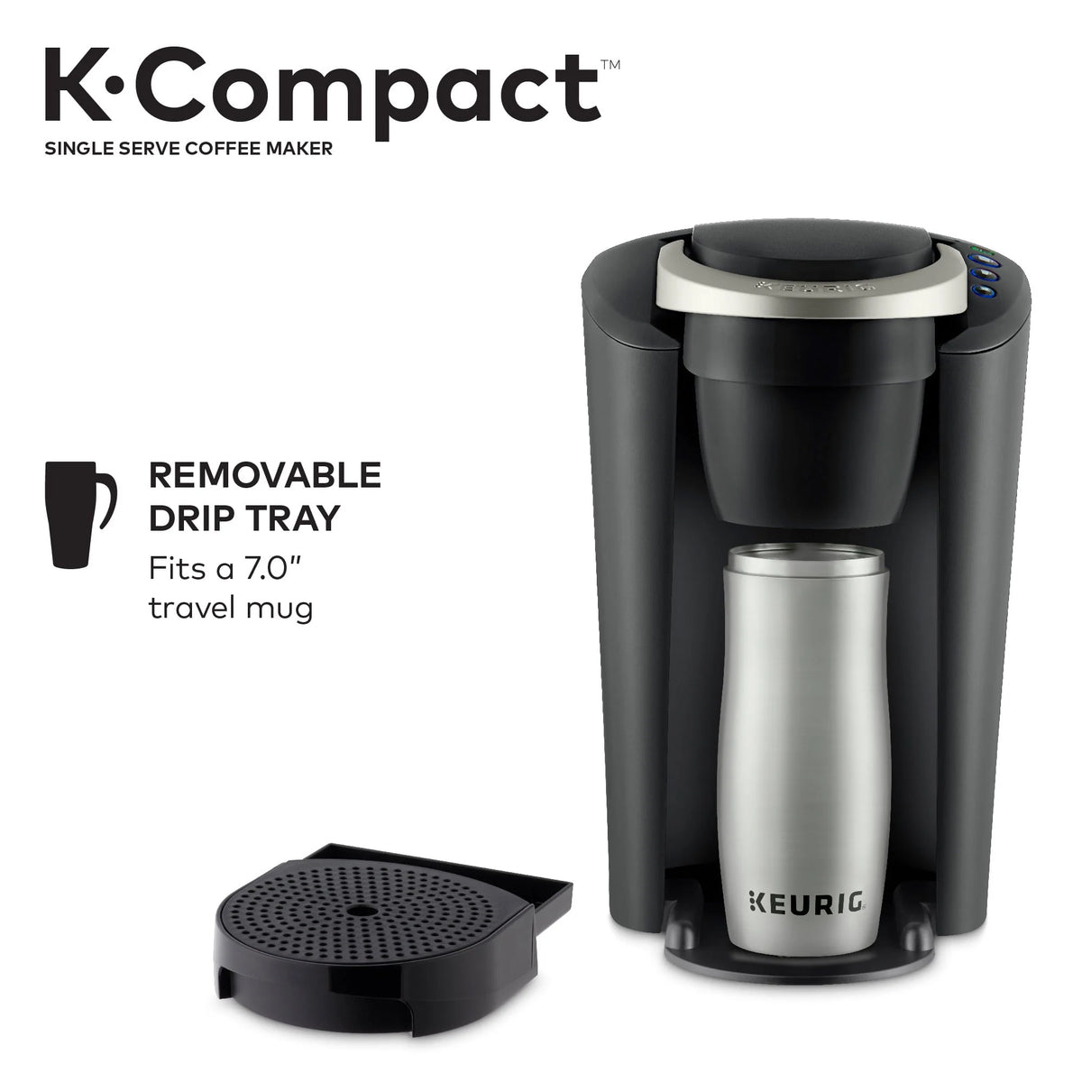 Black Single-Serve K-Cup Pod Coffee Maker C558