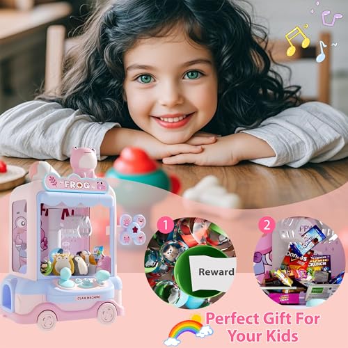 Pink Mini Claw Machine Toy with Wheels F999