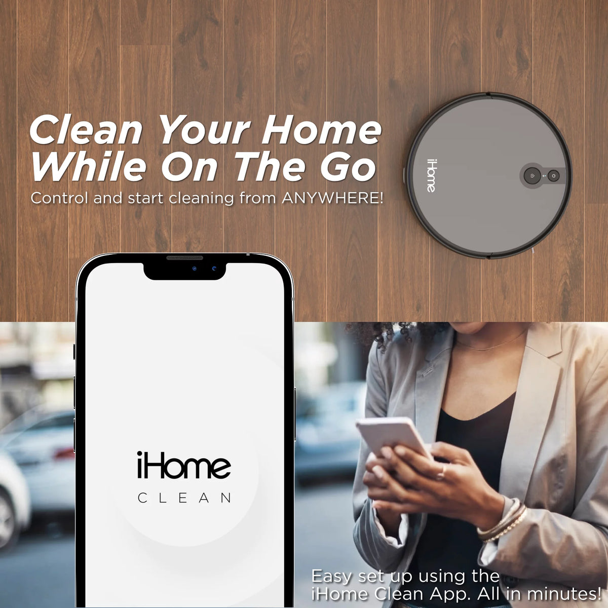 Robot Vacuum with Mapping Technology Y8473