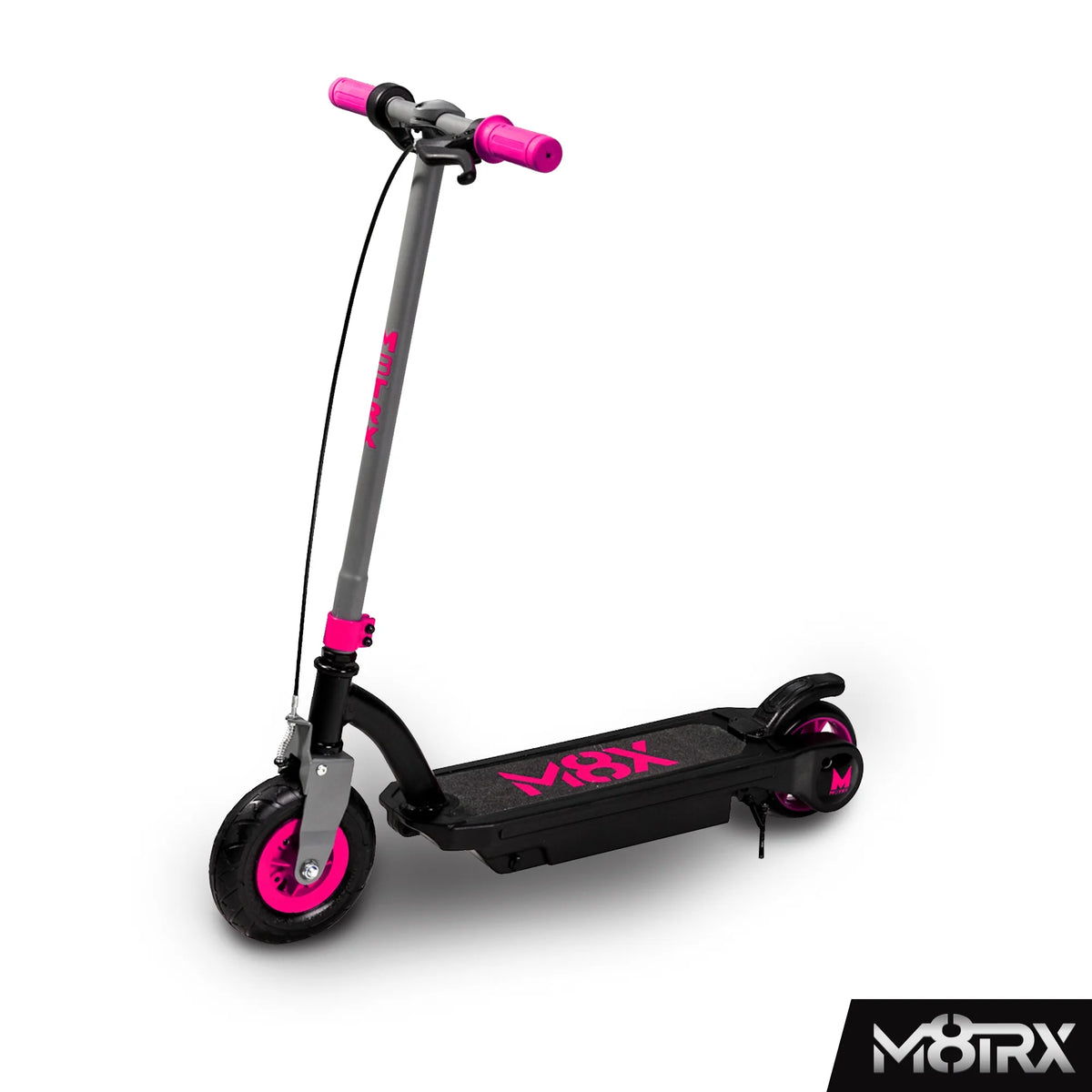 24 Volt Kids Electric Scooter, 8 Air Filled Tire, Pink G2625