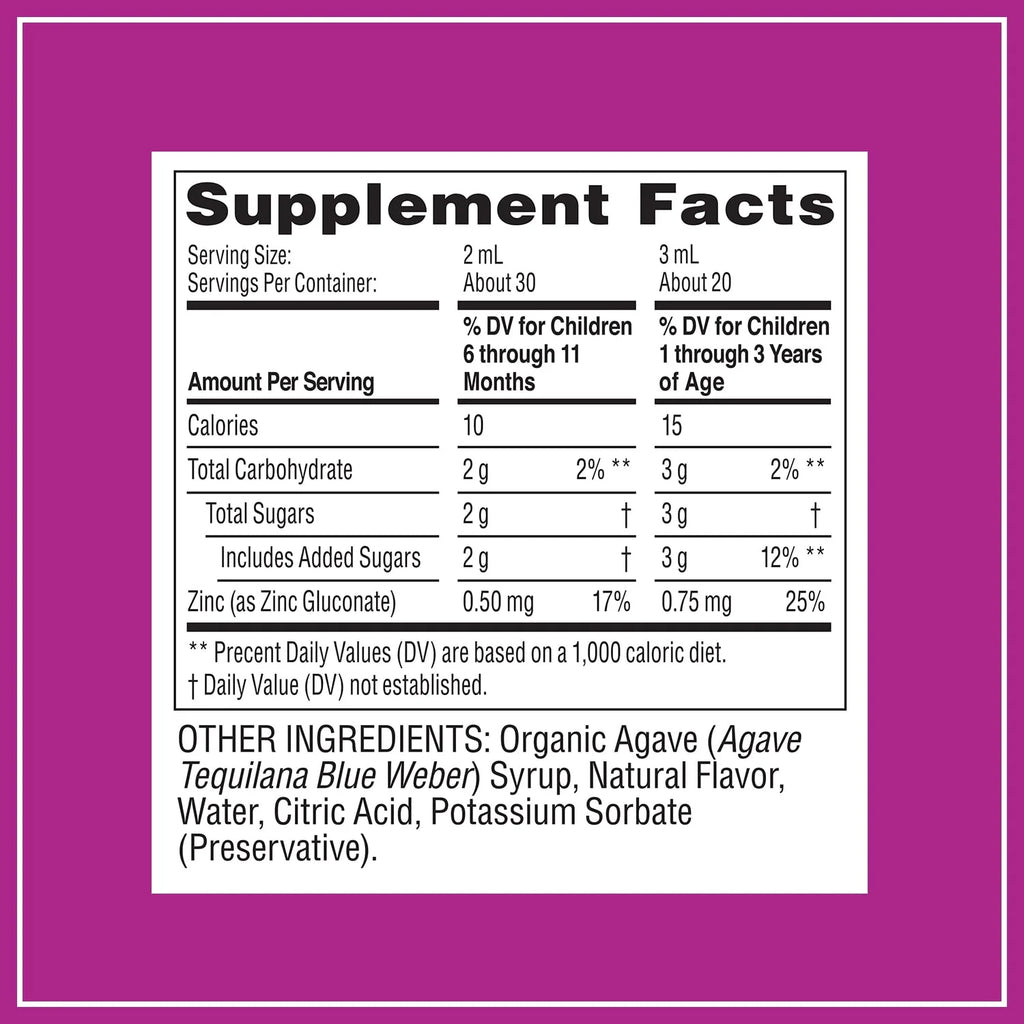 Baby Immune Support with Zinc 2oz U966198