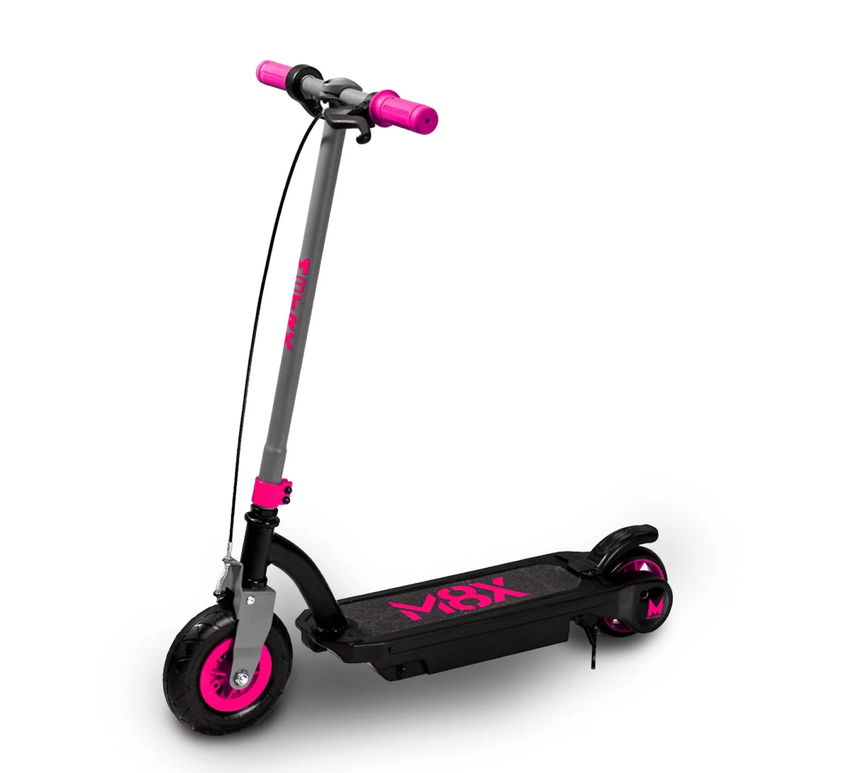 24 Volt Kids Electric Scooter, 8 Air Filled Tire, Pink G2625