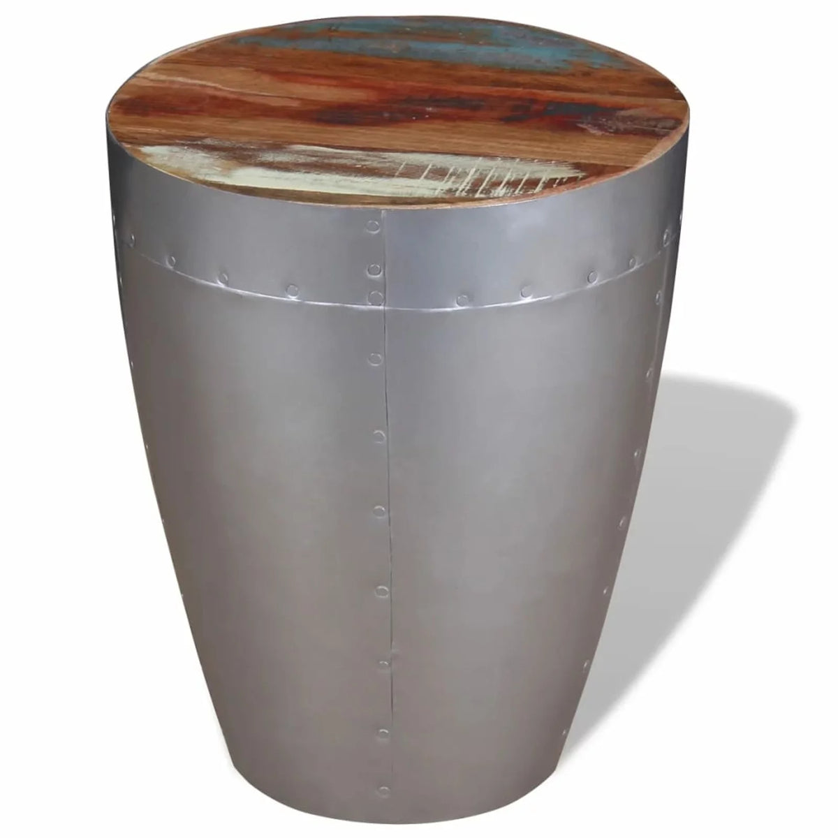 Solid Reclaimed Wood Stool L818306