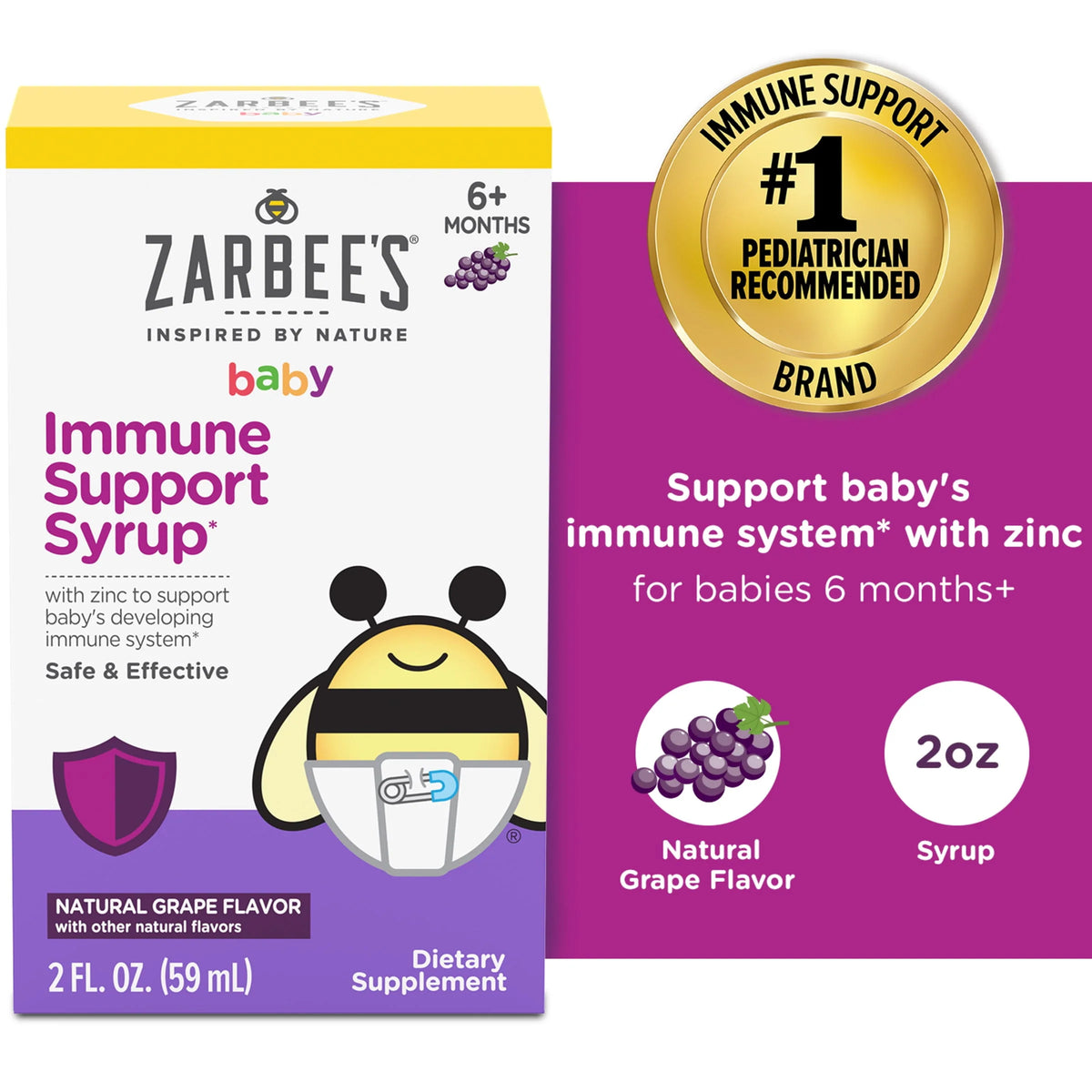 Baby Immune Support with Zinc 2oz U966198