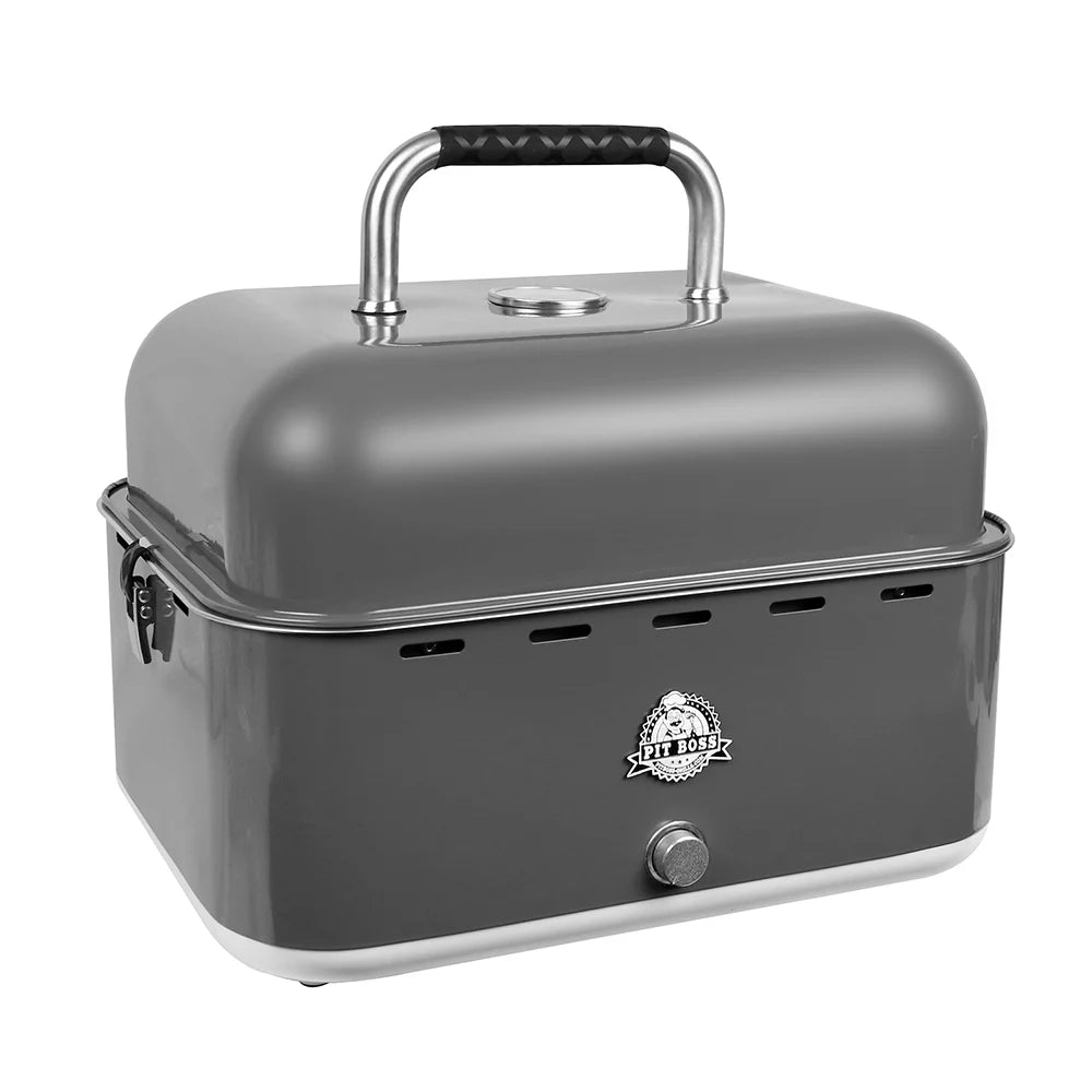 Portable Charcoal Grill with Cover Bag Gray W76140