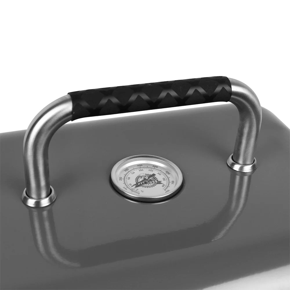 Portable Charcoal Grill with Cover Bag Gray W76140