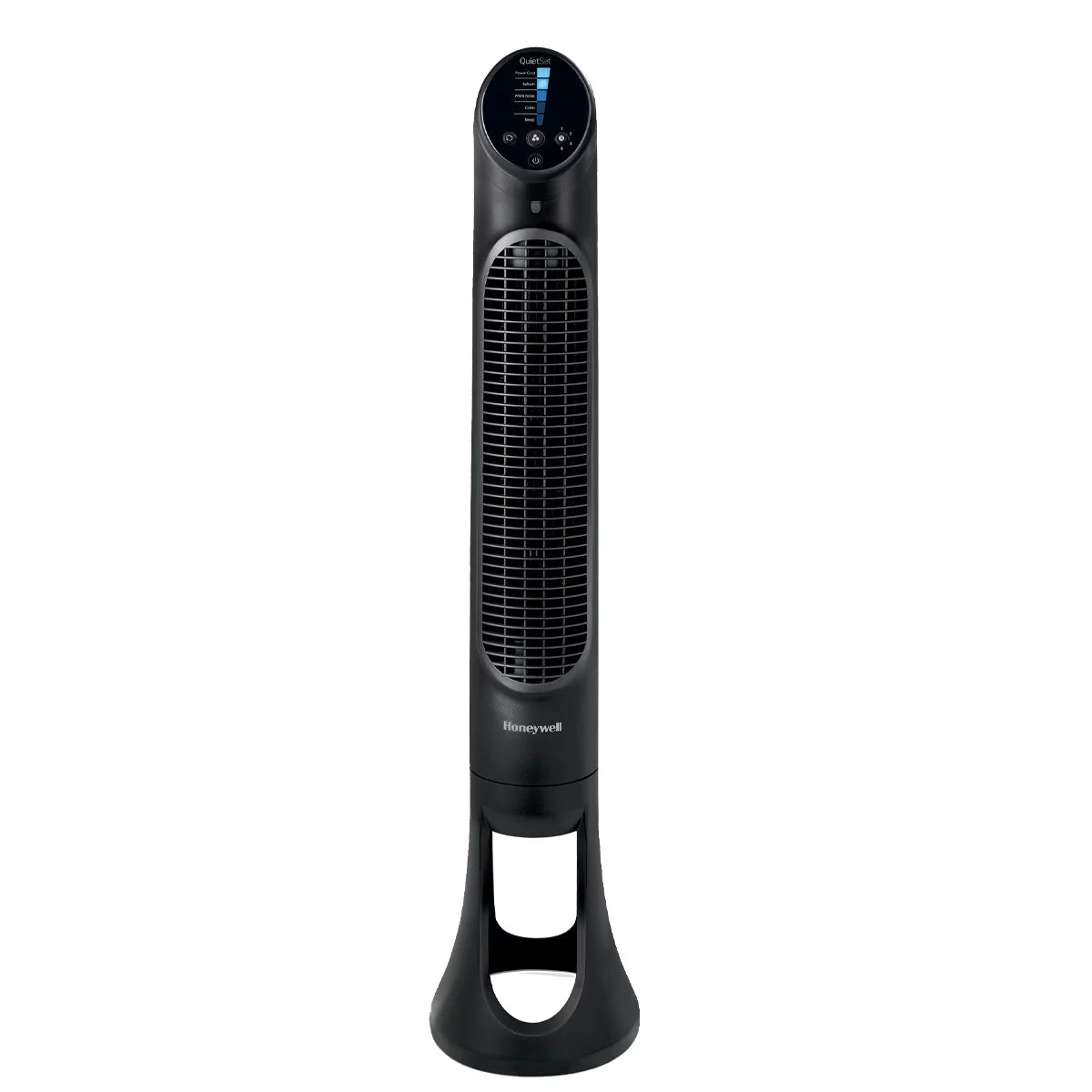 Black QuietSet Oscillating Electric Tower Fan M80633
