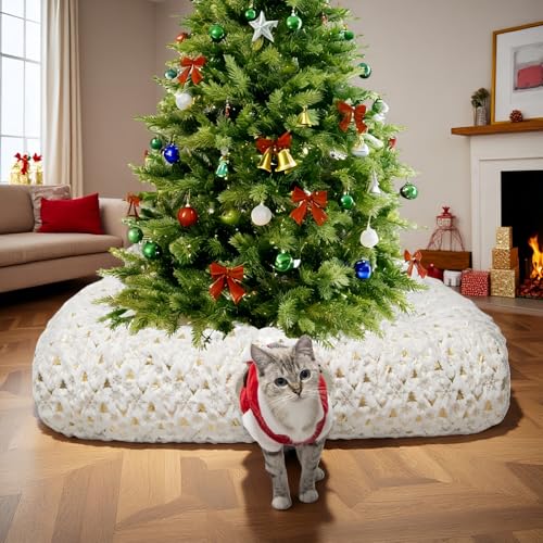 Christmas Cat Tunnel Bed with Warm Mat G19438