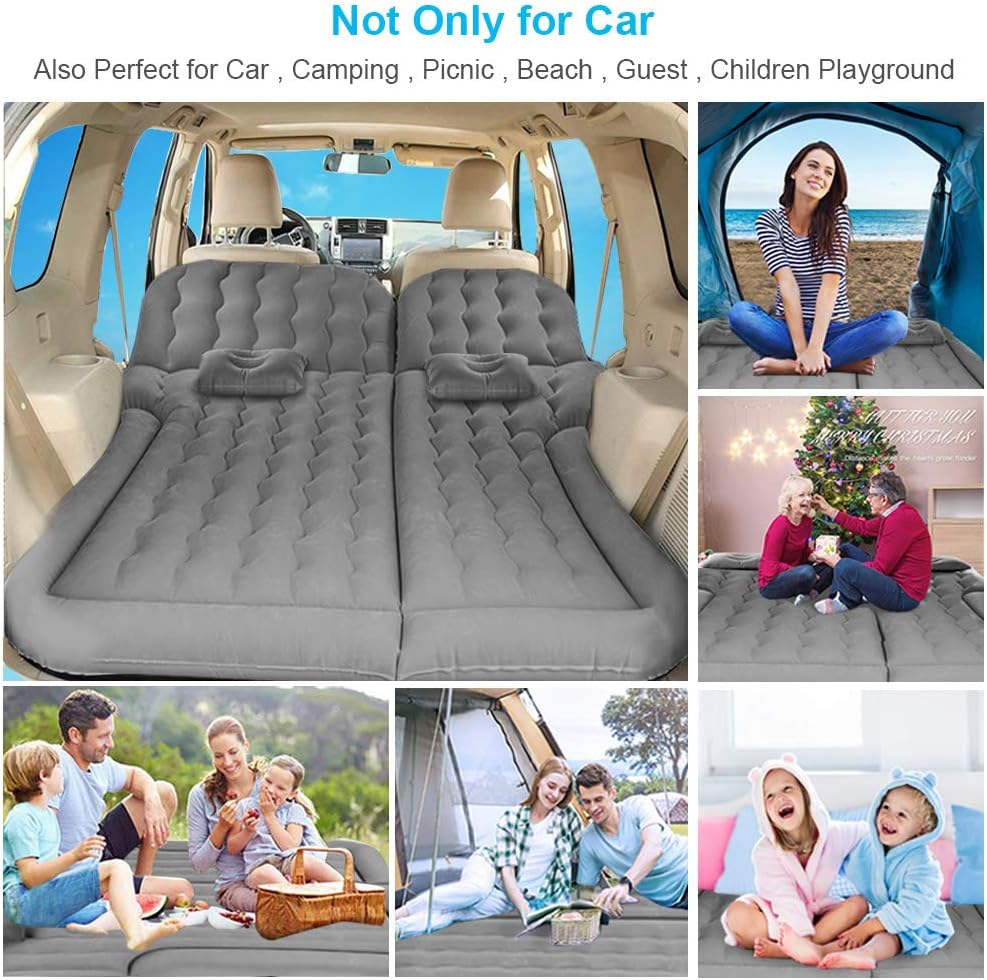 Inflatable Car Air Mattress with Pump O6229