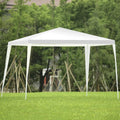 10'x10' Heavy Duty Outdoor Pavilion Tent White B604