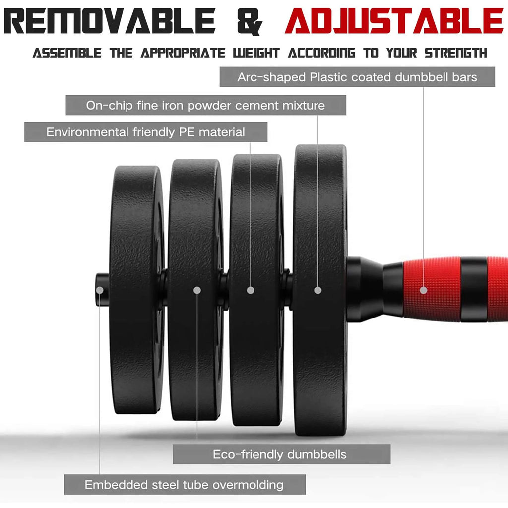 66 LBS Adjustable Dumbbell Set O767