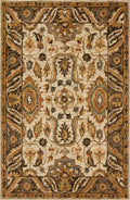 Ivory Dk Taupe 9'3 x 13' Rug D436