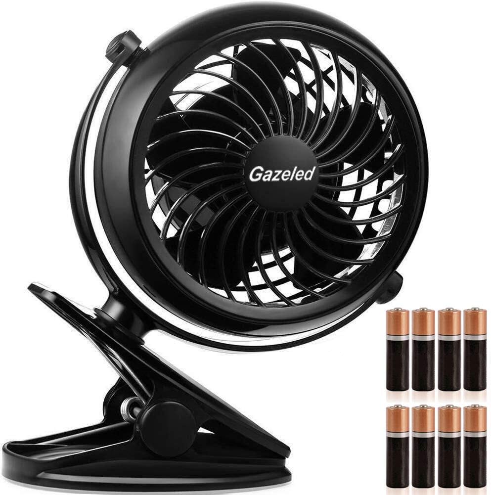 Battery Operated Fan with Clip, 5 Inch U212