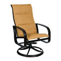 Swivel Patio Dining Chair Pewter P66372