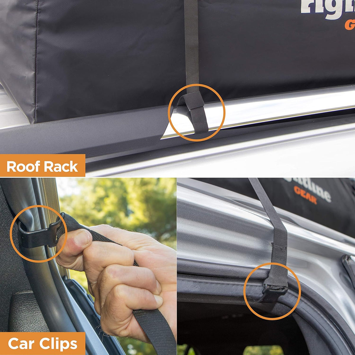 18 cu ft Weatherproof Car Top Carrier M97686