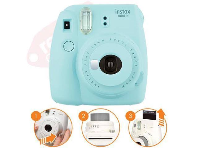 Ice Blue Instant Film Camera O917608