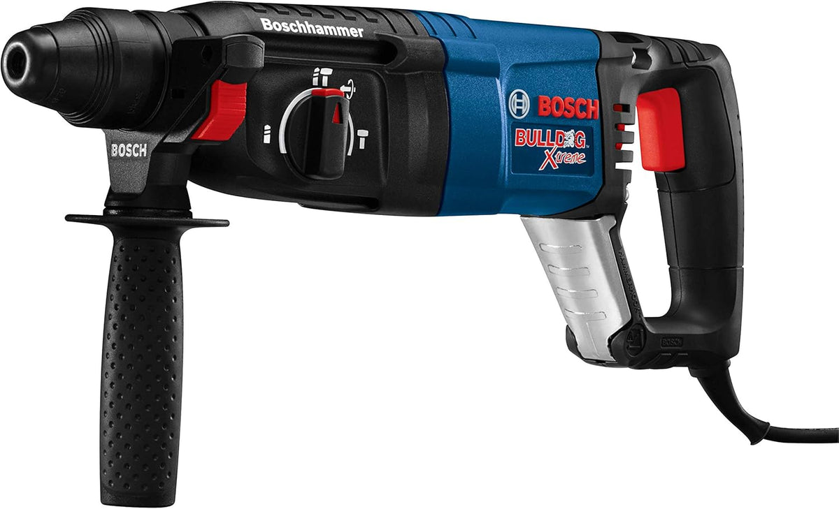 8 Amp 1 Inch Corded Variable Speed SDS-Plus Rotary Hammer Power Drill with Carrying Case E58818
