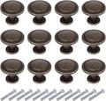 1-1/4 inch Matte Black 6 Pack Drawer Knobs G89157