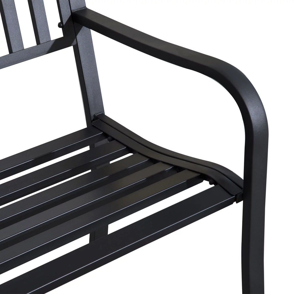 2 Seat Steel Patio Garden Bench T66423