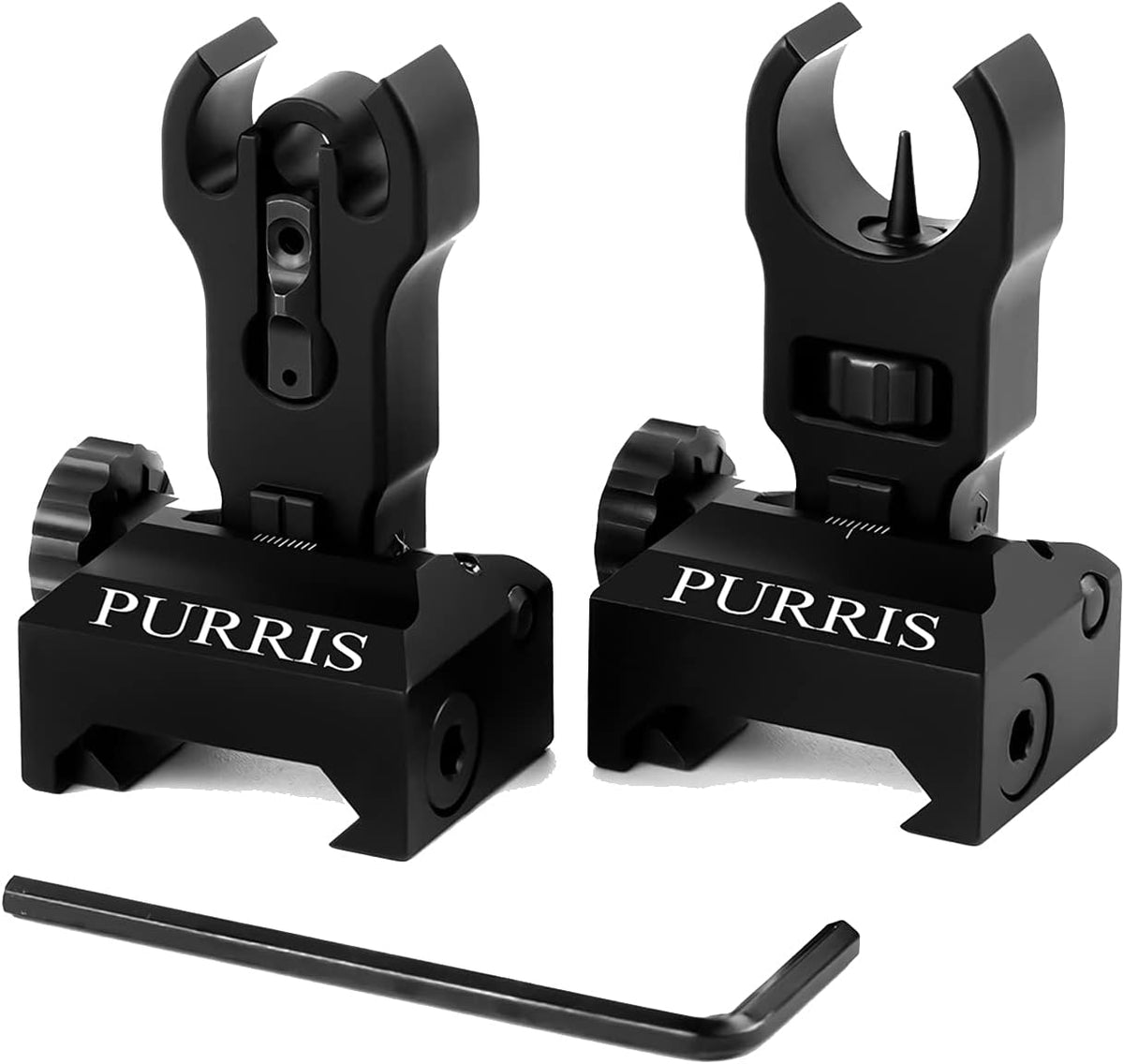 Flip Up Iron Sights Aluminum Front and Rear Set K875584