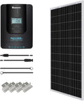 100W 12V Monocrystalline Solar Panel Starter Kit with 20A MPPT Charge Controller Y43959