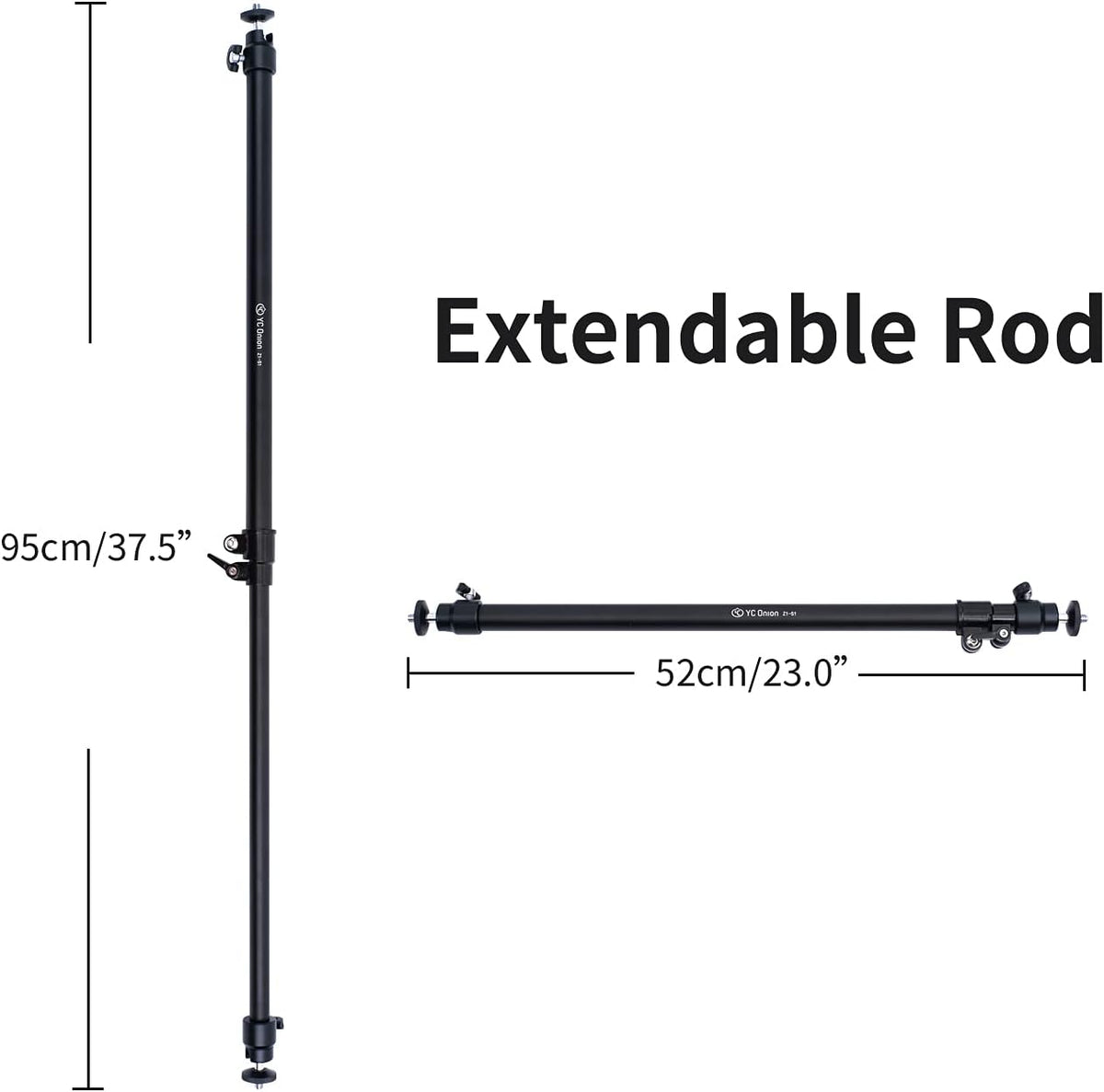 Camera Slider Support Arm Adjustable Length 23”-37.5” Pack-2 S378158