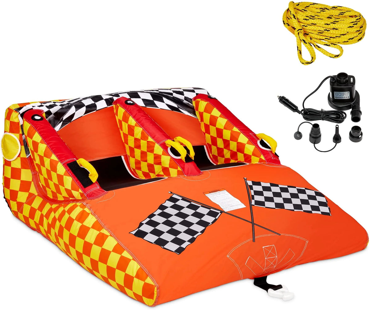 1-2 Person Towable Water Tube with Cushion Seats Y35159
