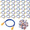400 Pairs Corded Reusable Silicone Ear Plugs D802