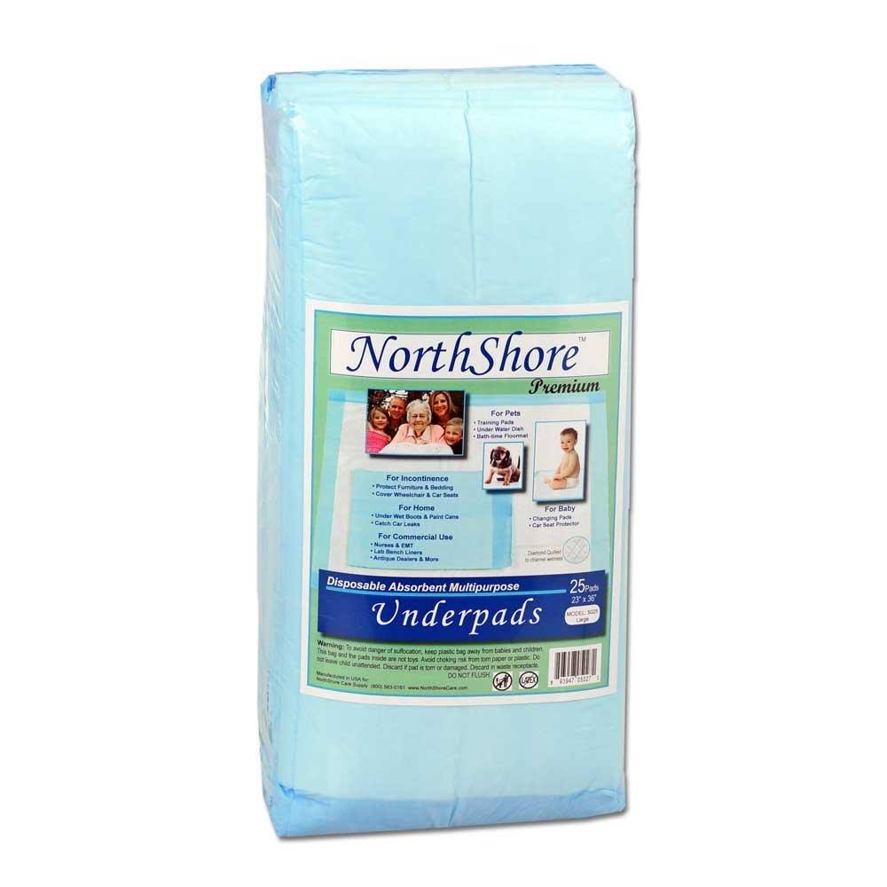 Blue Disposable Chux Large 23" x 36" 25 Pack C910