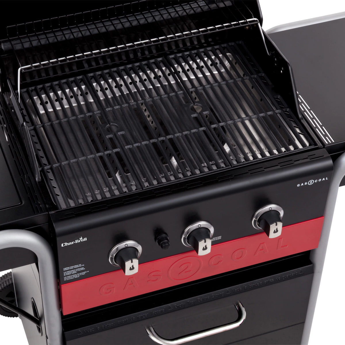 3-Burner Gas & Charcoal Combination Grill S383