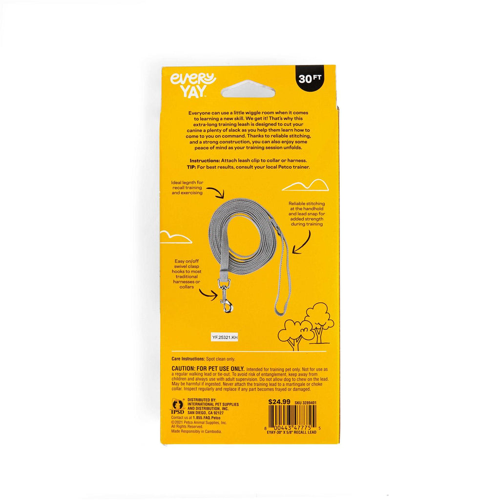 Adjustable Recall Training Dog Lead X6357