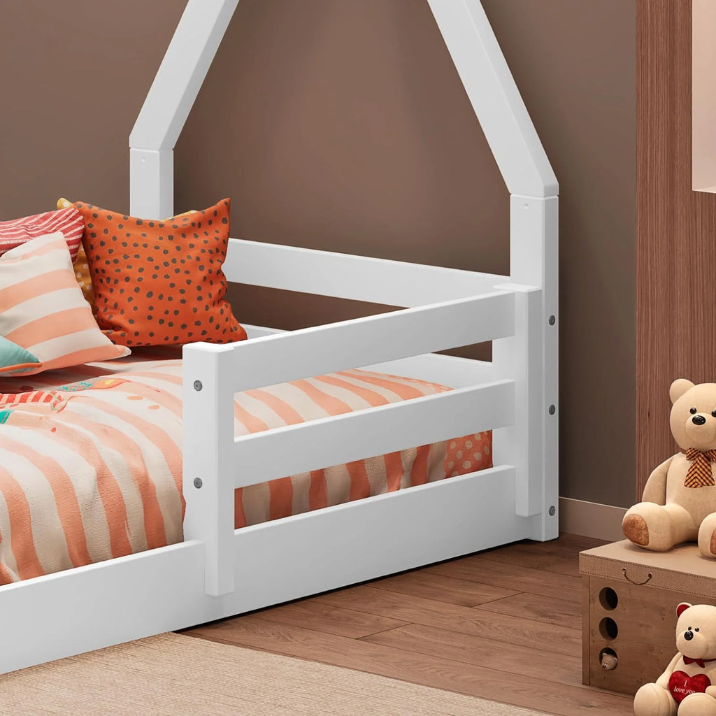 Solid Wood Toddler Bed White P751248