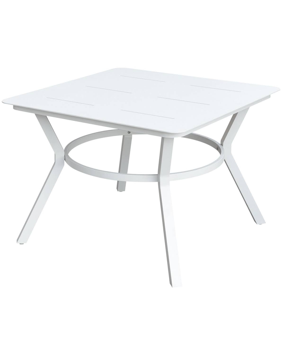 White Square Patio Table V793