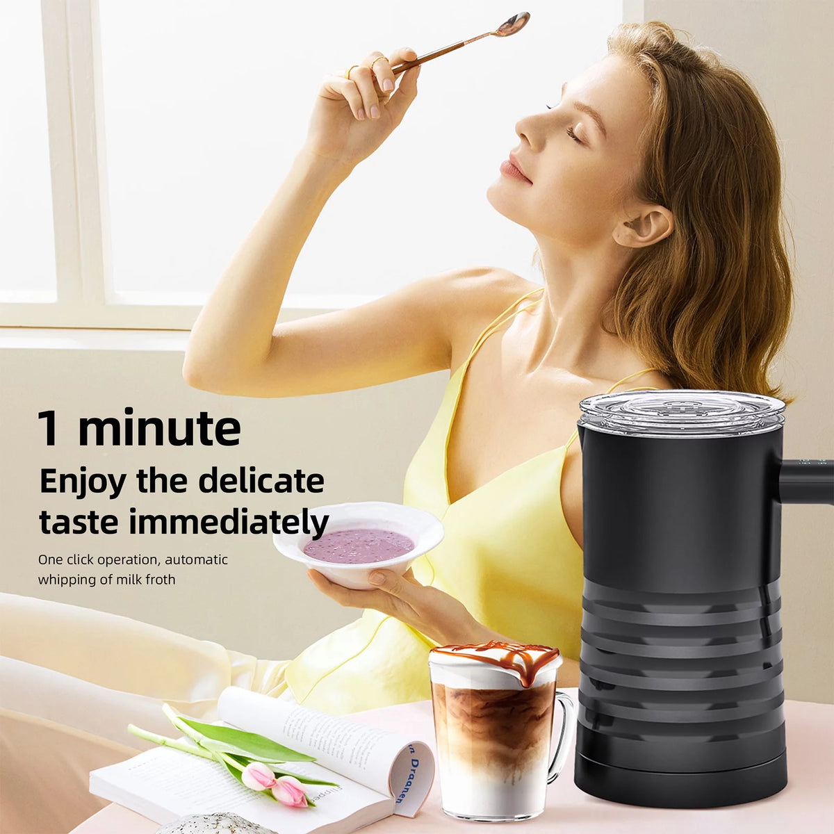 4 in 1 Electric Milk Frother and Steamer P6668